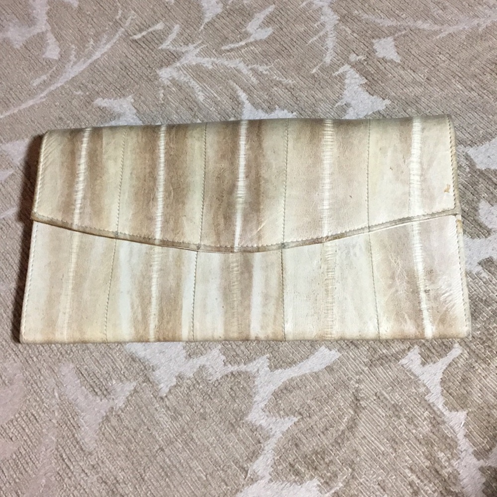 Vintage eel skin wallet